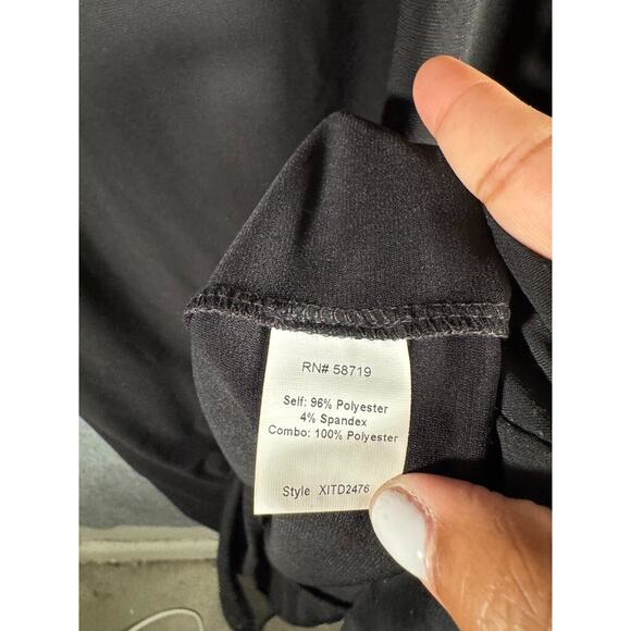 Ny Collection‎ Dress Women Medium Black Sleeveless Maxi Whimsigoth Dark Fairy - Picture 4 of 8